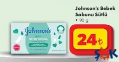 JOHNSON'S BEBEK SABUNU SÜTLÜ 90 G